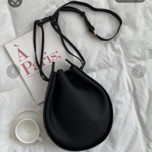 【chuclla】ソフトレザー 2way 巾着バッグ レディースのバッグ(ショルダーバッグ)の商品写真