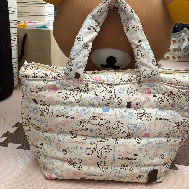 ROOTOTE(ルートート)のリラックマ　鞄　⭐︎リラクッパさん専用⭐︎ エンタメ/ホビーのおもちゃ/ぬいぐるみ(キャラクターグッズ)の商品写真