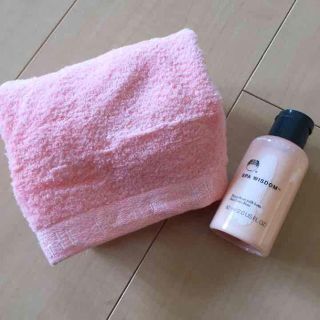 ザボディショップ(THE BODY SHOP)のBODY SHOP 入浴剤&ハンドタオル(入浴剤/バスソルト)