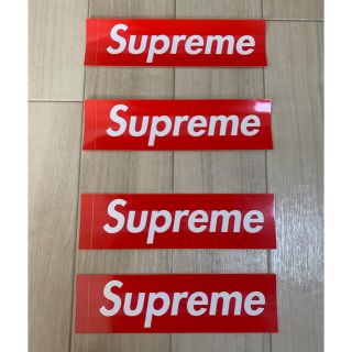 シュプリーム(Supreme)のsupreme box logo ステッカー 4枚 シュプリーム ボックスロゴ(その他)