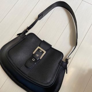 トッズ(TOD'S)のTOD’Sトッズ　レザーショルダー黒(ハンドバッグ)