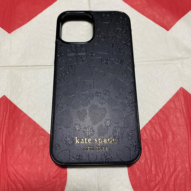 ????【iPhone 12/12pro】kate spade レザーケース