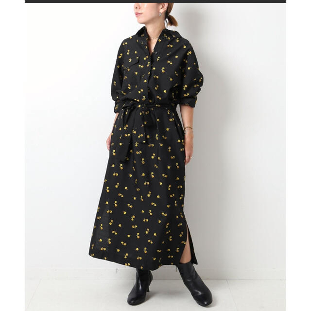 Spick & Span(スピックアンドスパン)の【SECOND FEMALE】EIMY FLOWER DRESS◆ レディースのワンピース(ロングワンピース/マキシワンピース)の商品写真