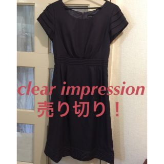 クリアインプレッション(CLEAR IMPRESSION)のクリアーインプレッション ワンピース ワンピ 結婚式 ドレス パーティー(ひざ丈ワンピース)