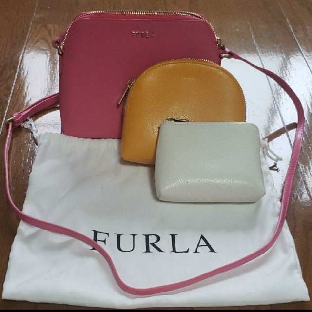 フルラFURLA　フルラ　ショルダーバッグ　ポーチ　3点セット