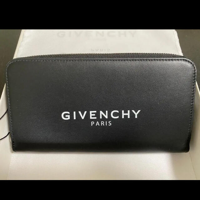 【新品】GIVENCHY ロング ジップ ウォレット 長財布 ジバンシー金具シルバー