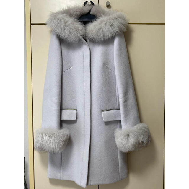 ジャスグリッティー 2wayコート フォックスファー 1 Sサイズ www