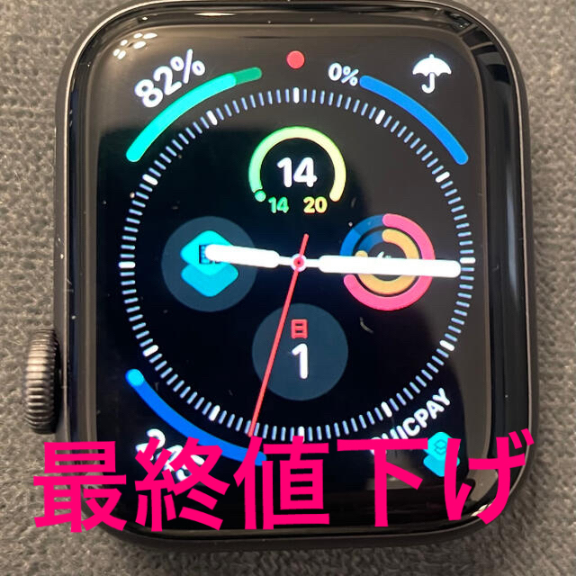 アップルウォッチApple Watch series4 40mm スペースグレイ　アルミニウム