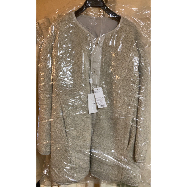 STUDIOUS(ステュディオス)の新品CLANE クラネ REVERSIBLE BOA FLARE JACKET  レディースのジャケット/アウター(ノーカラージャケット)の商品写真