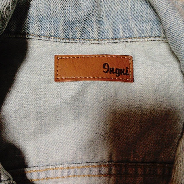 INGNI(イング)のINGNI ジージャン半袖 レディースのジャケット/アウター(Gジャン/デニムジャケット)の商品写真