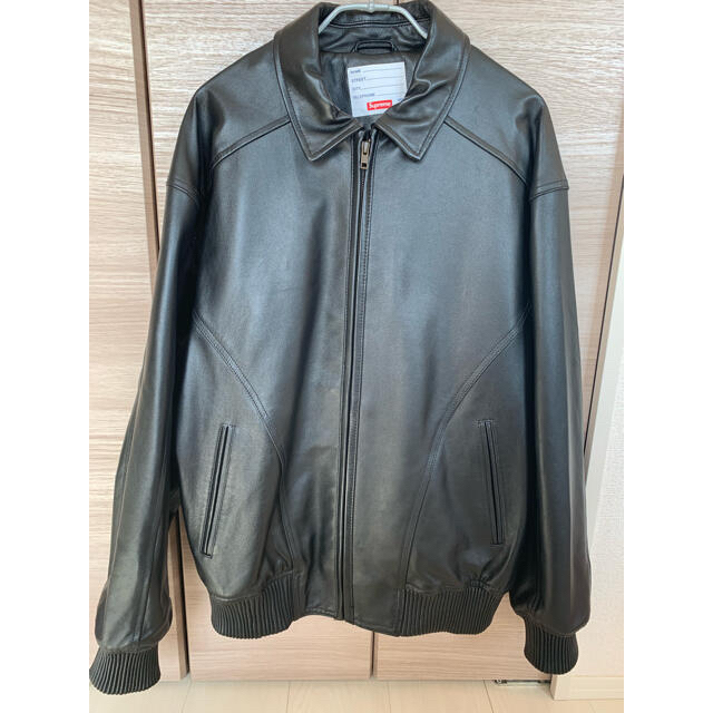 Supreme Studded Arc Logo Leather Jacket
