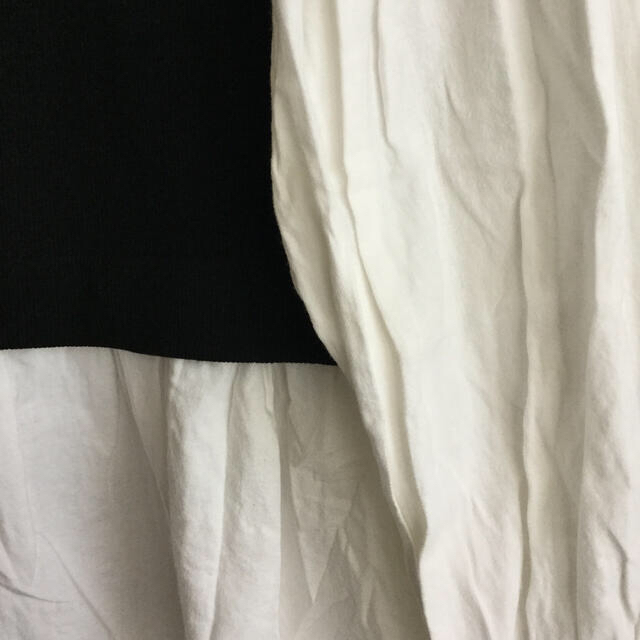 しまむら(シマムラ)のしまむら✳︎ドッキングブラウス ドッキングシャツ レイヤードブラウス レディースのトップス(シャツ/ブラウス(長袖/七分))の商品写真