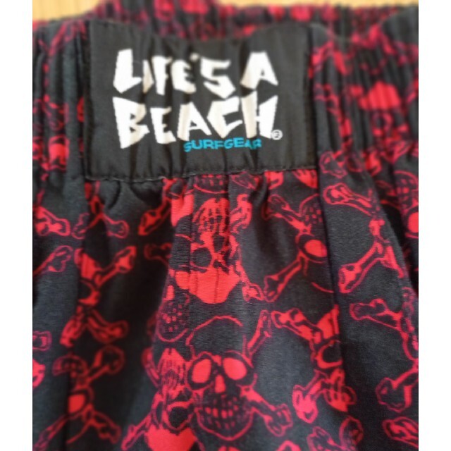 THRASHER(スラッシャー)のlife's a beach パンクスカル　パンツ　buttstain zorl メンズのパンツ(その他)の商品写真