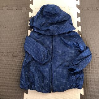 ベビーギャップ(babyGAP)のbabygap ドット　ブルゾン　ネイビー(ジャケット/上着)