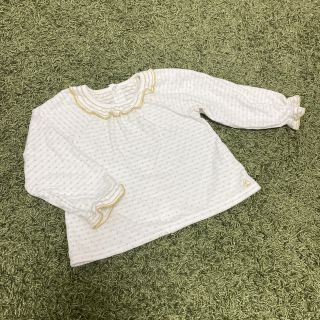 プチバトー(PETIT BATEAU)の★美品★プチバトー　チュビックブラウス 81cm 18m(シャツ/カットソー)