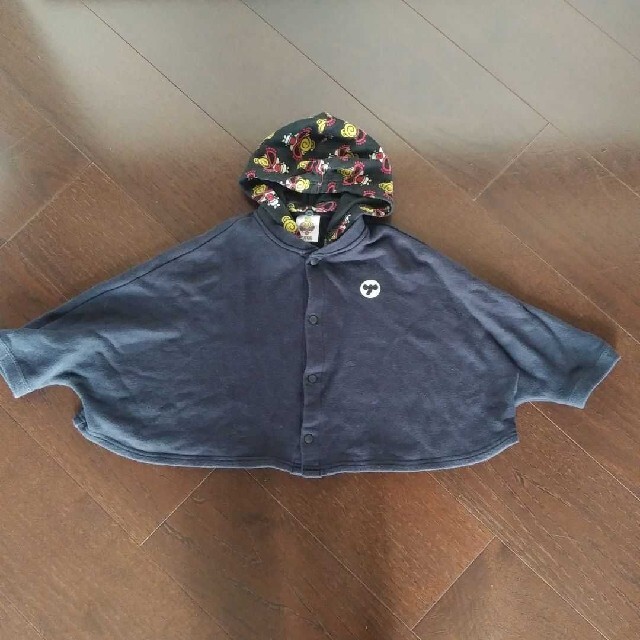 HYSTERIC MINI(ヒステリックミニ)のヒステリックミニポンチョ キッズ/ベビー/マタニティのベビー服(~85cm)(ジャケット/コート)の商品写真