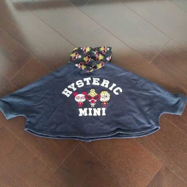 HYSTERIC MINI(ヒステリックミニ)のヒステリックミニポンチョ キッズ/ベビー/マタニティのベビー服(~85cm)(ジャケット/コート)の商品写真