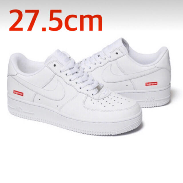 27.5 Supreme Nike Air Force 1 Low White - スニーカー