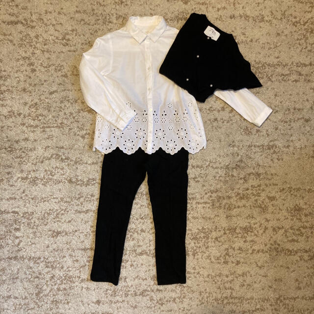 ZARA KIDS(ザラキッズ)のZARA 7歳 122cm 3点セット キッズ/ベビー/マタニティのキッズ服女の子用(90cm~)(ドレス/フォーマル)の商品写真