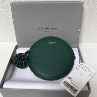 ジェイアンドエムデヴィッドソン(J&M DAVIDSON)の新品❣️J&M DAVIDSON デヴィッドソン CIRCLE PURSE 緑(財布)