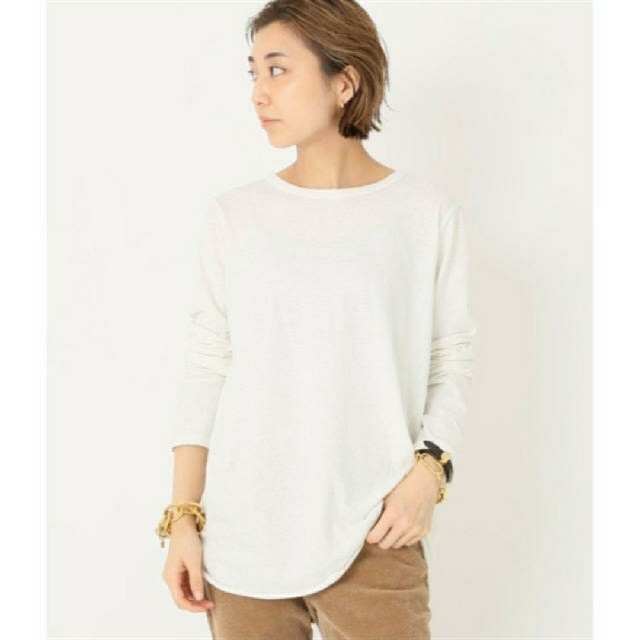 Deuxieme Classe☆Layering Tシャツホワイト 【スーパーセール