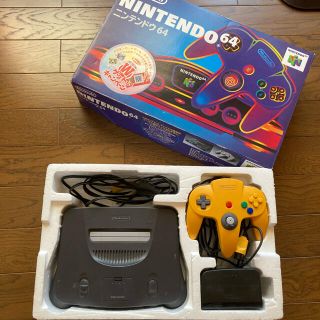 ニンテンドウ64(NINTENDO 64)の箱も完備【動作確認済】任天堂64セット(家庭用ゲーム機本体)