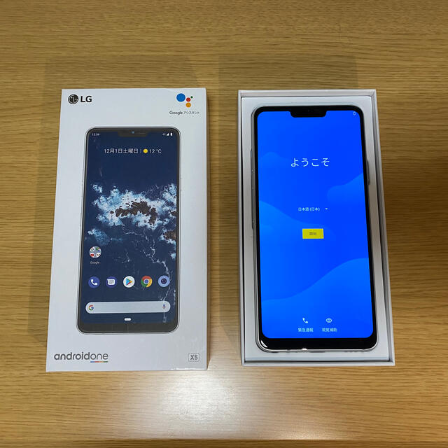 LG Electronics(エルジーエレクトロニクス)のAndroid One X5 SIMフリー スマホ/家電/カメラのスマートフォン/携帯電話(スマートフォン本体)の商品写真