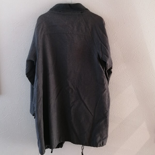 KBF(ケービーエフ)の《43》ＫＢＦ　ロングコート　グレー　サイズＭ レディースのジャケット/アウター(ノーカラージャケット)の商品写真
