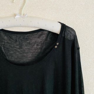 クロムハーツ(Chrome Hearts)の【美中古】クロムハーツ　レディース　クロップド丈トップス(カットソー(長袖/七分))