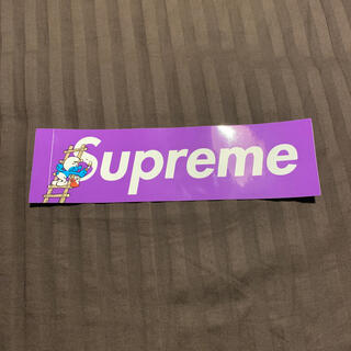 シュプリーム(Supreme)のSupreme ステッカー 1枚　Smurf box logo シュプリーム(その他)
