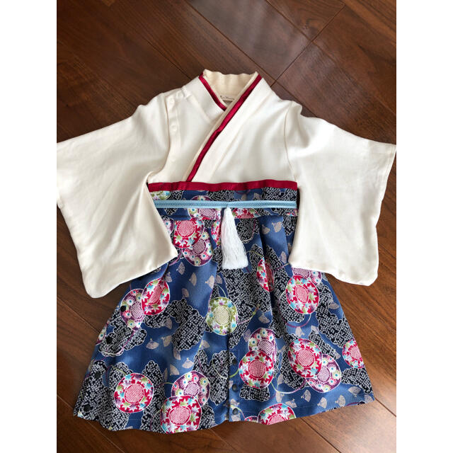 七五三　お宮参り　袴ロンパース✨美品✨ キッズ/ベビー/マタニティのベビー服(~85cm)(ロンパース)の商品写真