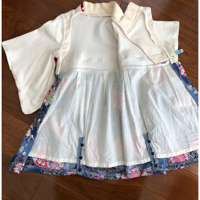 七五三　お宮参り　袴ロンパース✨美品✨ キッズ/ベビー/マタニティのベビー服(~85cm)(ロンパース)の商品写真