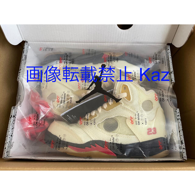 リトルキッズ Air Jordan 5 Off-White Sail 18 cm