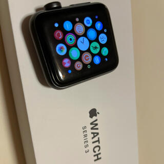 アップル(Apple)のApple Watch Series 3 care + 2021/2 38mm(腕時計(デジタル))