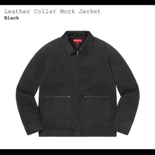 シュプリーム(Supreme)のsupreme leather collar work jacket(ダウンジャケット)