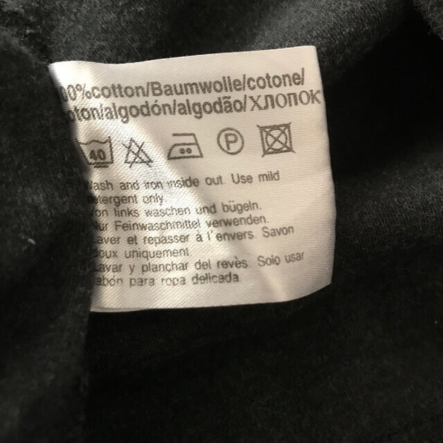 HUGO BOSS   メンズ　100%バウムウールセーター　黒×グレー