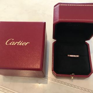 カルティエ(Cartier)の【正規品】Cartier カルティエ  ラニエール　ハーフダイヤ  リング(リング(指輪))