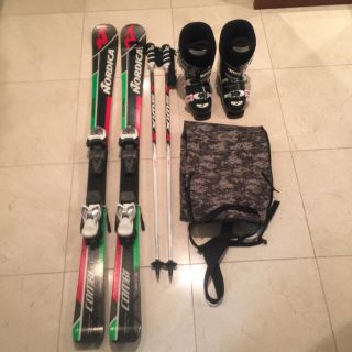 ノルディカ(NORDICA)のジュニアスキーセット NORDICA スキー130cm、ブーツ22.5cm(ブーツ)