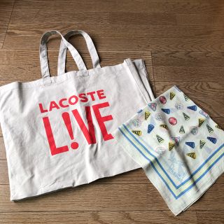 ラコステライブ(LACOSTE L!VE)のkanaa様専用　LACOSTE LIVE ショッパー、スカーフ(ショップ袋)