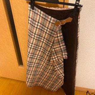 ウィルセレクション(WILLSELECTION)のshiroさん専用！！ウィルセレクション　チェックスカート(ひざ丈スカート)