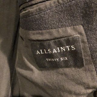 All Saints - 美品 allsaints オールセインツ ダブルチェスターコート の