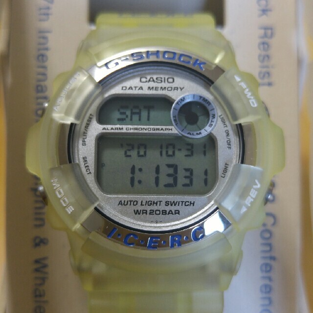 【未使用品】第7回国際イルカクジラ会議記念モデル CASIO G-shock