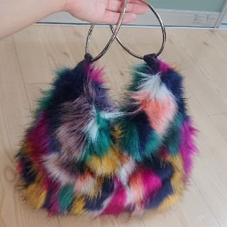 ザラ(ZARA)のZARA カラフルファーバッグ(その他)