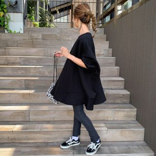 ザラ(ZARA)のmite ポンデワンピース black ノベルティ付き(ひざ丈ワンピース)