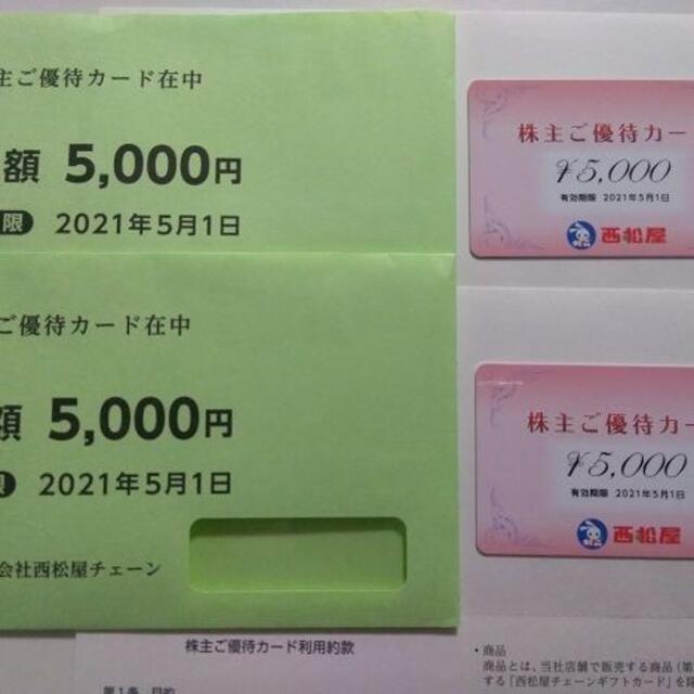 西松屋 株主優待 10,000円分