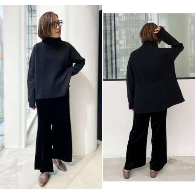 L'Appartement DEUXIEME CLASSE(アパルトモンドゥーズィエムクラス)のタグ付き新品⭐️L'Appartement Back Long T/N Knit レディースのトップス(ニット/セーター)の商品写真