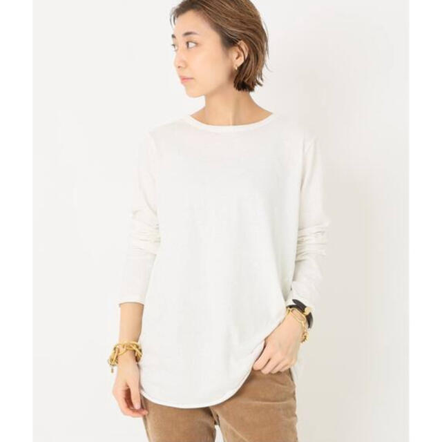 新品⭐️Deuxieme Classe Layering Tシャツ／ホワイト - カットソー