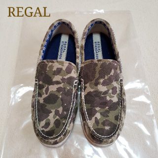 リーガル(REGAL)のREGAL リーガル 迷彩 スウェード スリッポン スニーカー ローファー 革靴(スリッポン/モカシン)