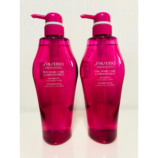 500円引きクーポン 資生堂 Shiseido 2本セット シャンプー500ml ルミノフォース ザ ヘアケア Shiseido シャンプー