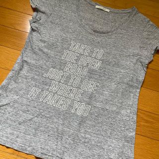 トゥモローランド(TOMORROWLAND)のトゥモローランド　マカフィー　グレー　ロゴTシャツ(Tシャツ(半袖/袖なし))